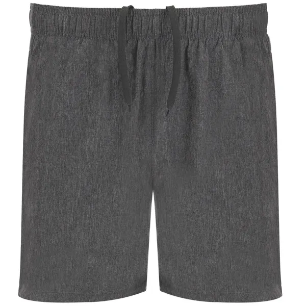 Pantalón corto deportivo Celtic con slip y paneles 100 g en negro vigore de tejido principal: 100% poliéster microfibra, vista frontal