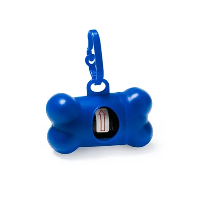 Dispensador de bolsas para mascotas con mosquetón personalizable