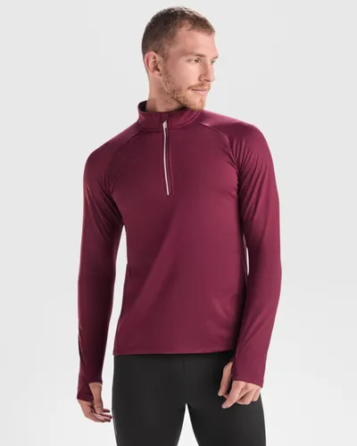 Sudadera técnica perchada media cremallera 200 g personalizable