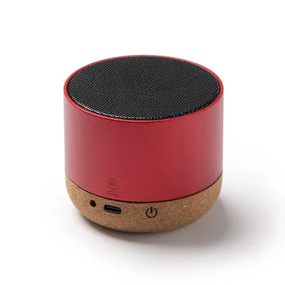 Altavoz Bluetooth de aluminio y corcho Voxel 3 W personalizable