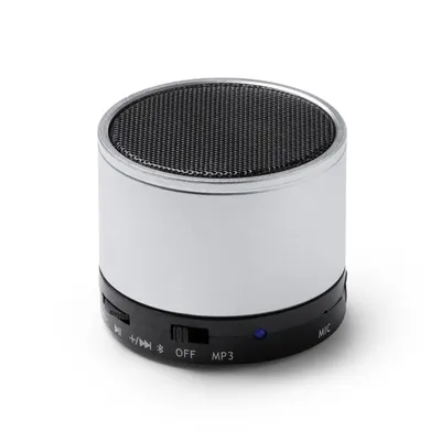 Altavoz Bluetooth aluminio reciclado radio FM personalizable