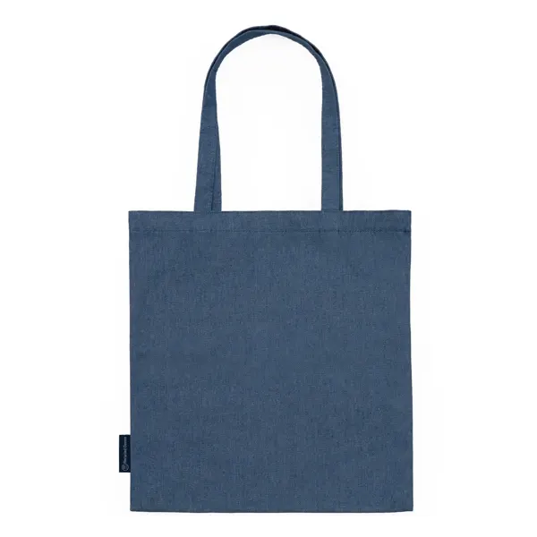 Bolsa de tejido vaquero reciclado Orson 320 g en vaquero de tejido vaquero, 320 g/m², vista frontal