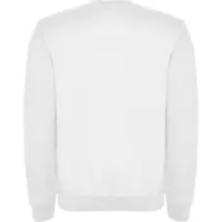 Sudadera cuello redondo Clasica 280 g de 50% algodón / 50% poliéster, felpa perchada, detalle 1