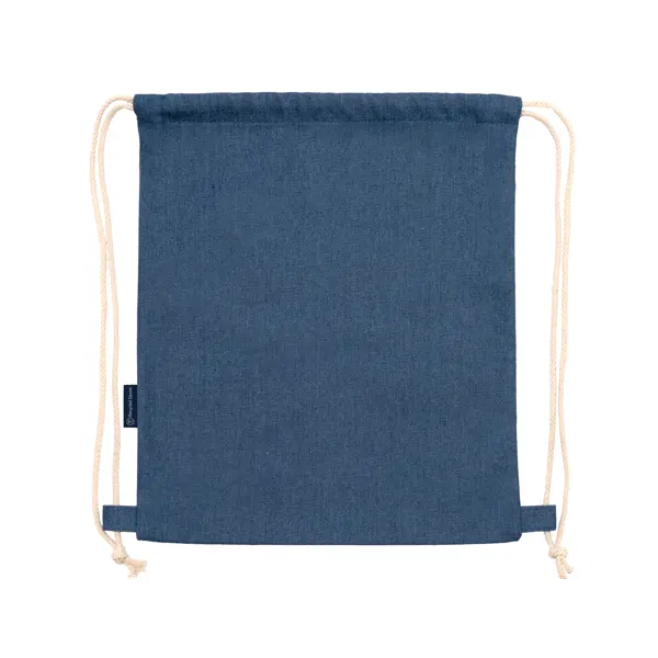 Mochila de cuerdas vaquera reciclada Boney 320 g en vaquero de tejido vaquero, 320 g/m², vista frontal