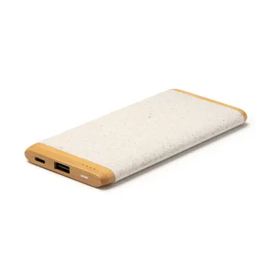 Batería externa Kasim 5.000 mAh fibra de trigo personalizable