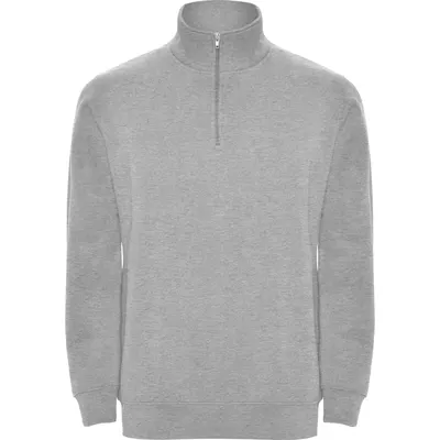 Sudadera media cremallera cuello alto Aneto 280 g personalizable
