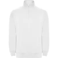 Sudadera media cremallera cuello alto Aneto 280 g de 50% algodón / 50% poliéster, 280 g/m², vista lateral