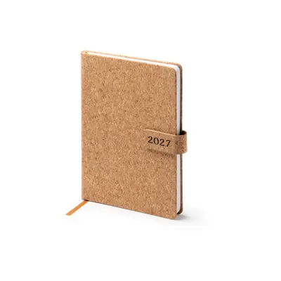 Agenda A5 de corcho con cubierta magnética personalizable