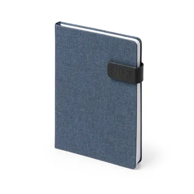 Agenda A5 de RPET Koven con cubierta magnética personalizable