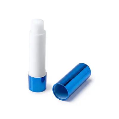 Bálsamo labial SPF15 con estuche metalizado personalizable