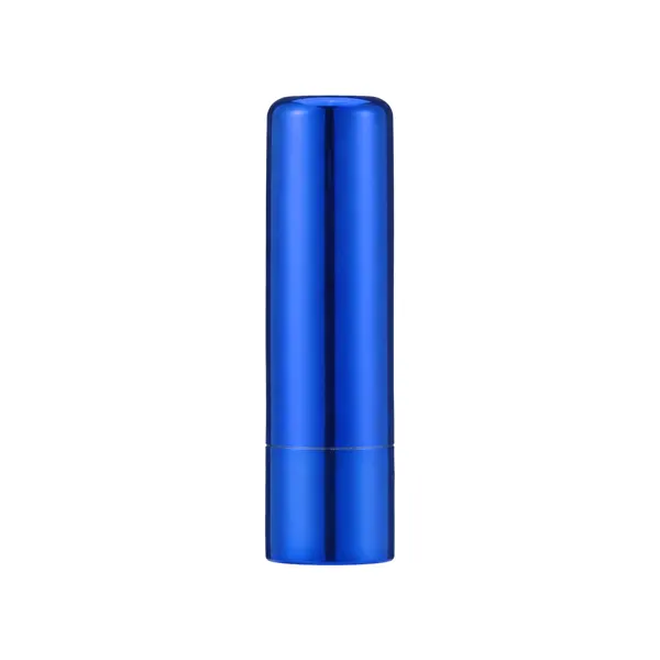 Bálsamo labial SPF15 Babel con estuche metalizado en royal, vista frontal