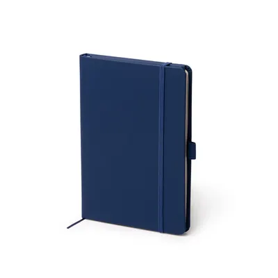 Libreta A5 de PU reciclado Marion con soporte imantado personalizable