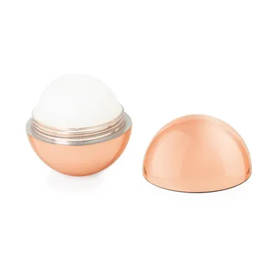 Bálsamo labial SPF15 en estuche esférico personalizable