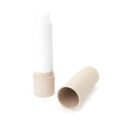 Bálsamo labial SPF15 en estuche de fibra de trigo personalizable