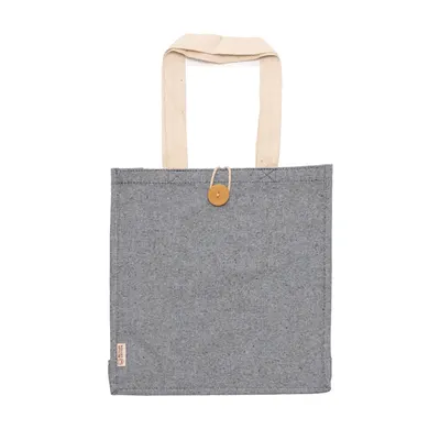 Bolsa de algodón reciclado Barmer 300 g jaspeado personalizable