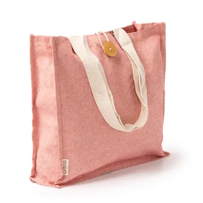 Bolsa de algodón reciclado Barmer 300 g jaspeado personalizable