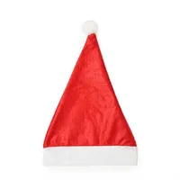 Gorro de Papá Noel Nick para colorear infantil de poliéster y non-woven, vista lateral