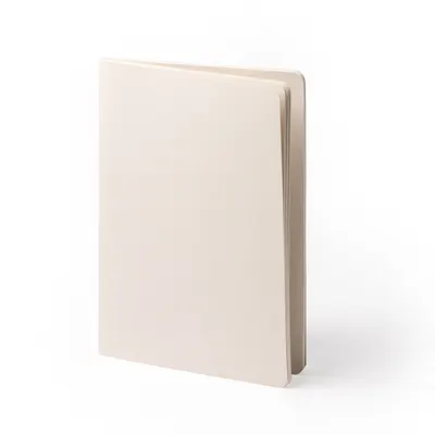 Libreta A5 cartón reciclado tapa blanda personalizable