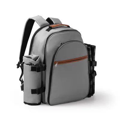 Mochila de picnic RPET Garten con vajilla y manta personalizable