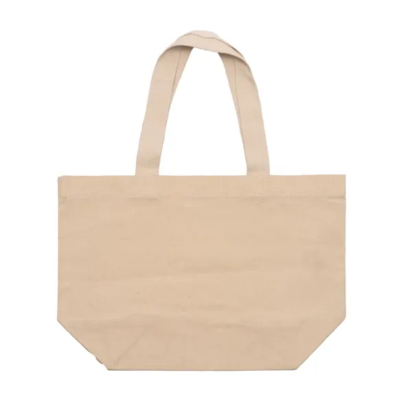 Bolsa de algodón Bragi canvas reciclado 330 g gran formato en crudo de algodón reciclado, vista frontal