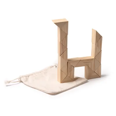 Rompecabezas de madera Nokit de 24 piezas triangulares personalizable
