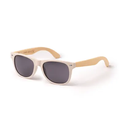Gafas de sol fibra de trigo y varillas de bambú Bomer personalizable