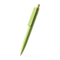 Bolígrafo fibra de trigo pulsador de bambú Carini