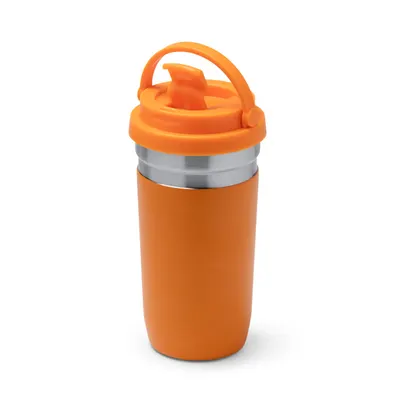 Vaso térmico de acero Gredos con asa y boquilla 550 ml personalizable