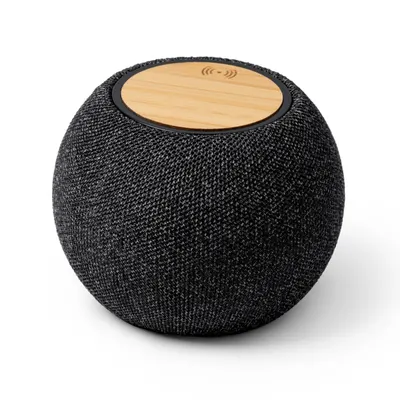 Altavoz Bluetooth redondo Bandini 5 W carga inalámbrica personalizable