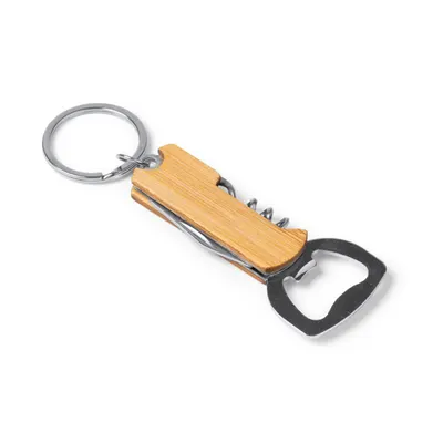 Llavero navaja con abridor y sacacorchos personalizable