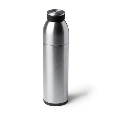 Bidón acero 650 ml con vaso térmico 500 ml personalizable