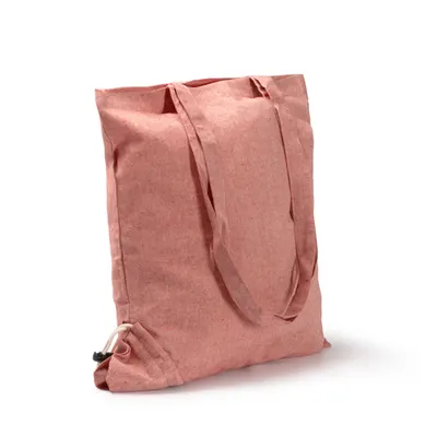 Bolsa plegable de algodón reciclado Plika 120 g personalizable