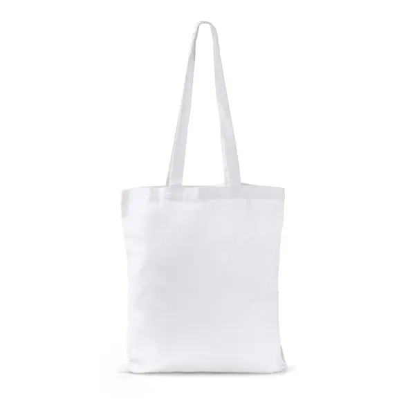 Bolsa de algodón orgánico Dorsi 220 g a color en blanco de algodón orgánico220 g/m², vista frontal