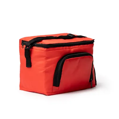 Nevera de RPET Tupik 210T con bolsillo frontal personalizable