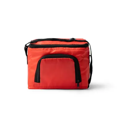 Nevera de RPET Tupik 210T con bolsillo frontal personalizable