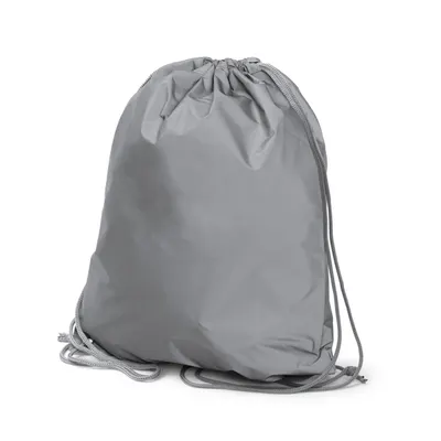 Mochila de cuerdas reflectante poliéster Lazar 210D personalizable
