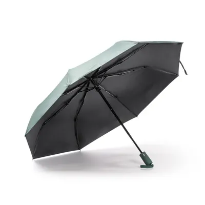 Paraguas plegable de RPET Elbert protección UV SPF50 personalizable