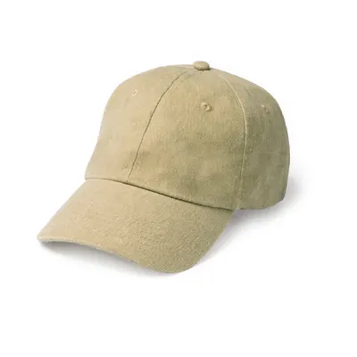 Gorra 6 paneles algodón 260 g efecto lavado personalizable