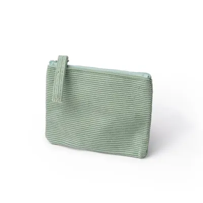 Monedero de pana con cremallera personalizable