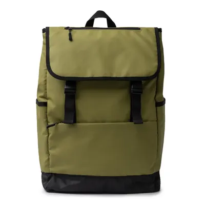 Mochila de polipiel Trois con solapa 15 pulgadas 20 l personalizable