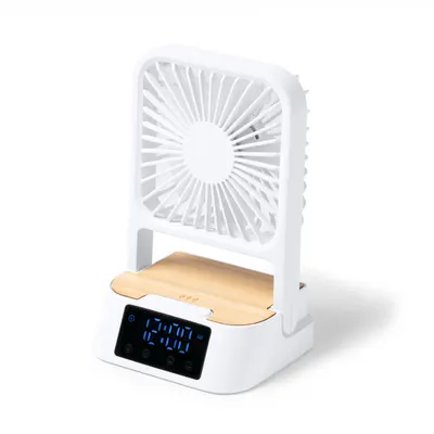 Ventilador de escritorio plegable Fuyi con cargador personalizable