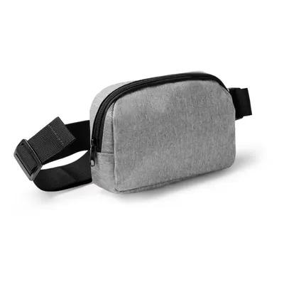 Riñonera de RPET Lagax 300D con bolsillo frontal personalizable