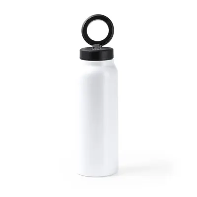 Bidón térmico de acero reciclado Heydud 750 ml soporte móvil personalizable