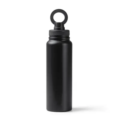 Bidón térmico de acero reciclado Heyman 1 l soporte móvil personalizable