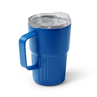 Taza térmica acero reciclado biselada 450 ml personalizable