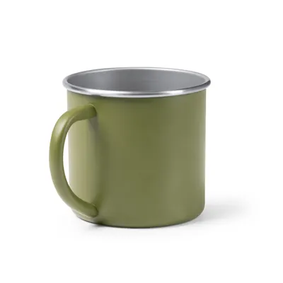 Taza de acero inoxidable reciclado Dunas 350 ml personalizable