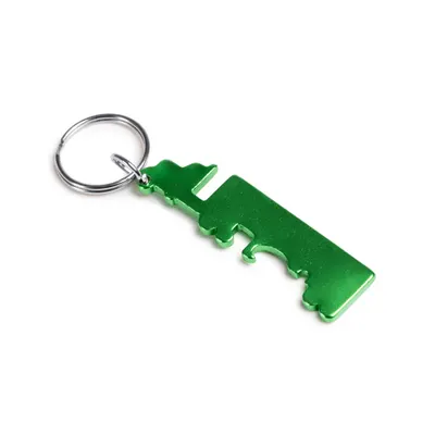 Llavero abridor de aluminio reciclado camión personalizable