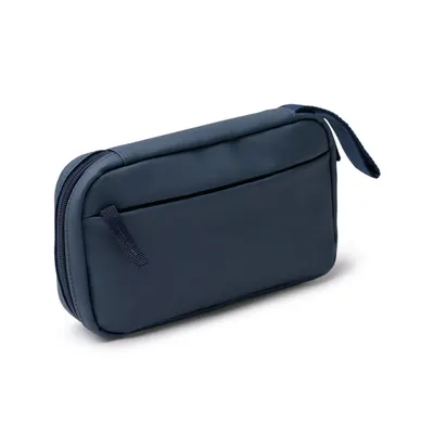 Estuche organizador de polipiel con cremallera personalizable