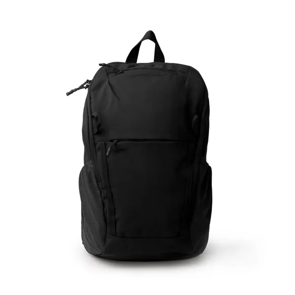 Mochila portátil Vermont 15 pulgadas nylon Taslon 280D en negro de 280D taslon nylon, vista frontal