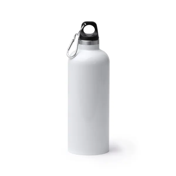 Bidón térmico de acero reciclado Luwak 500 ml antigoteo en blanco de acero inoxidable 304 reciclado, vista frontal